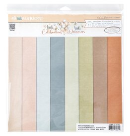 49 AND MARKET 49 AND MARKET LITTLE DREAMER/LITTLE CELEBRATIONS SOLIDS 12x12 COLLECTION PACK