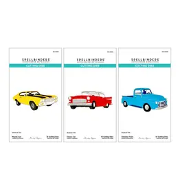 SPELLBINDERS SPELLBINDERS MINDY EGGEN CLASSIC ROAD LEGENDS CAR & TRUCK DIE BUNDLE