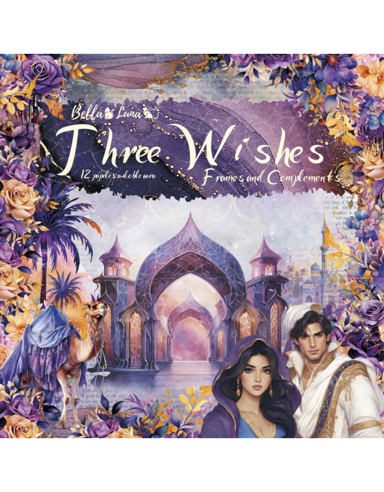 BELLA LUNA BELLA LUNA THREE WISHES FRAMES AND COMPLIMENTS 12x12 COLLECTION PACK