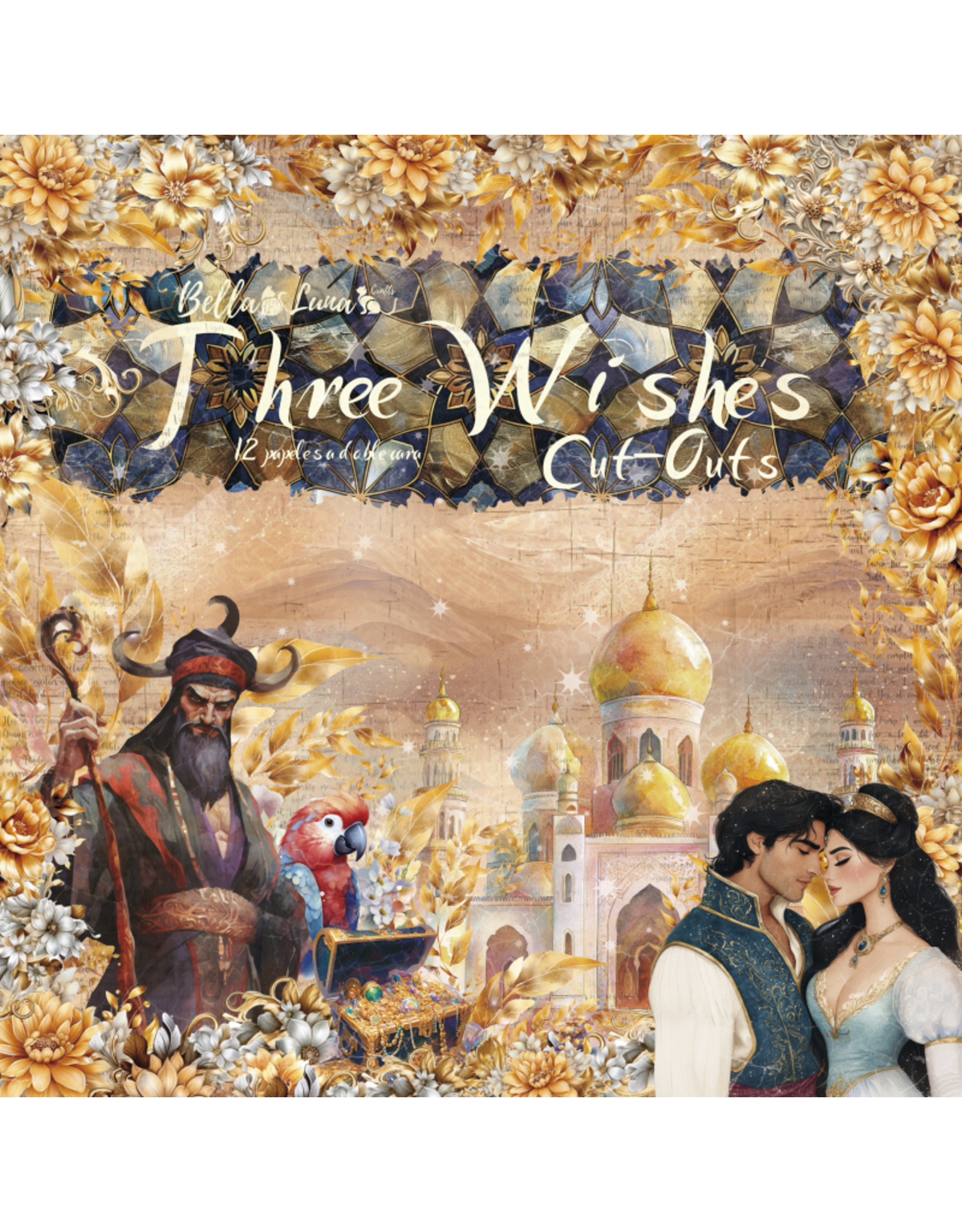 BELLA LUNA BELLA LUNA THREE WISHES CUT OUTS 8x8 COLLECTION PACK