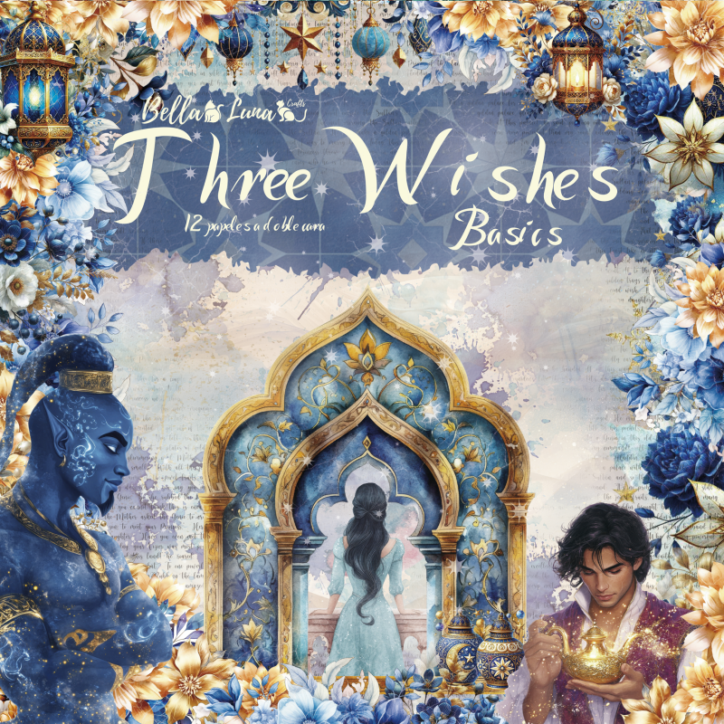 BELLA LUNA BELLA LUNA THREE WISHES BASICS 8x8 COLLECTION PACK