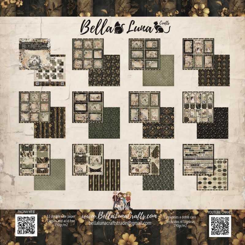 BELLA LUNA BELLA LUNA MR & MRS SMITH FRAMES AND COMPLIMENTS 12x12 COLLECTION PACK