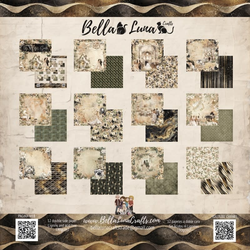 BELLA LUNA BELLA LUNA MR & MRS SMITH 12x12 COLLECTION PACK