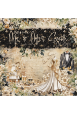 BELLA LUNA BELLA LUNA MR & MRS SMITH CUT OUTS 8x8 COLLECTION PACK