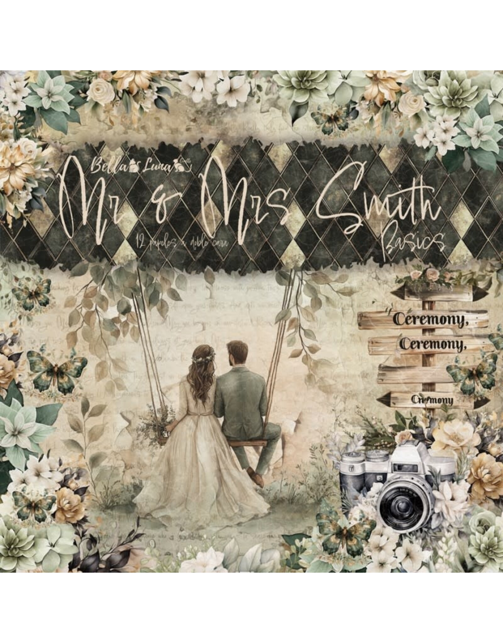 BELLA LUNA BELLA LUNA MR & MRS SMITH BASICS 8x8 COLLECTION PACK