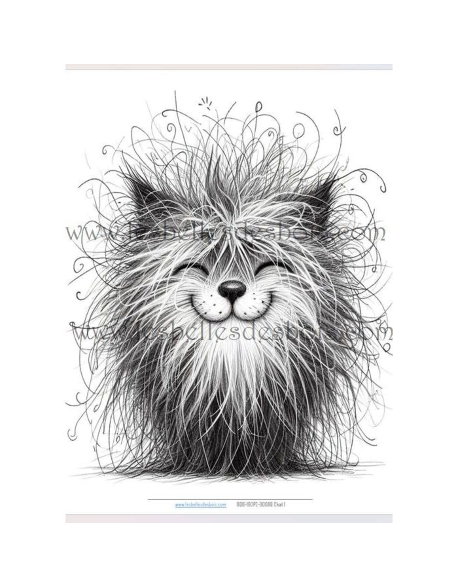 LES BELLES DES BOIS LES BELLES DES BOIS 100 CHAT 1 RICE PAPER
