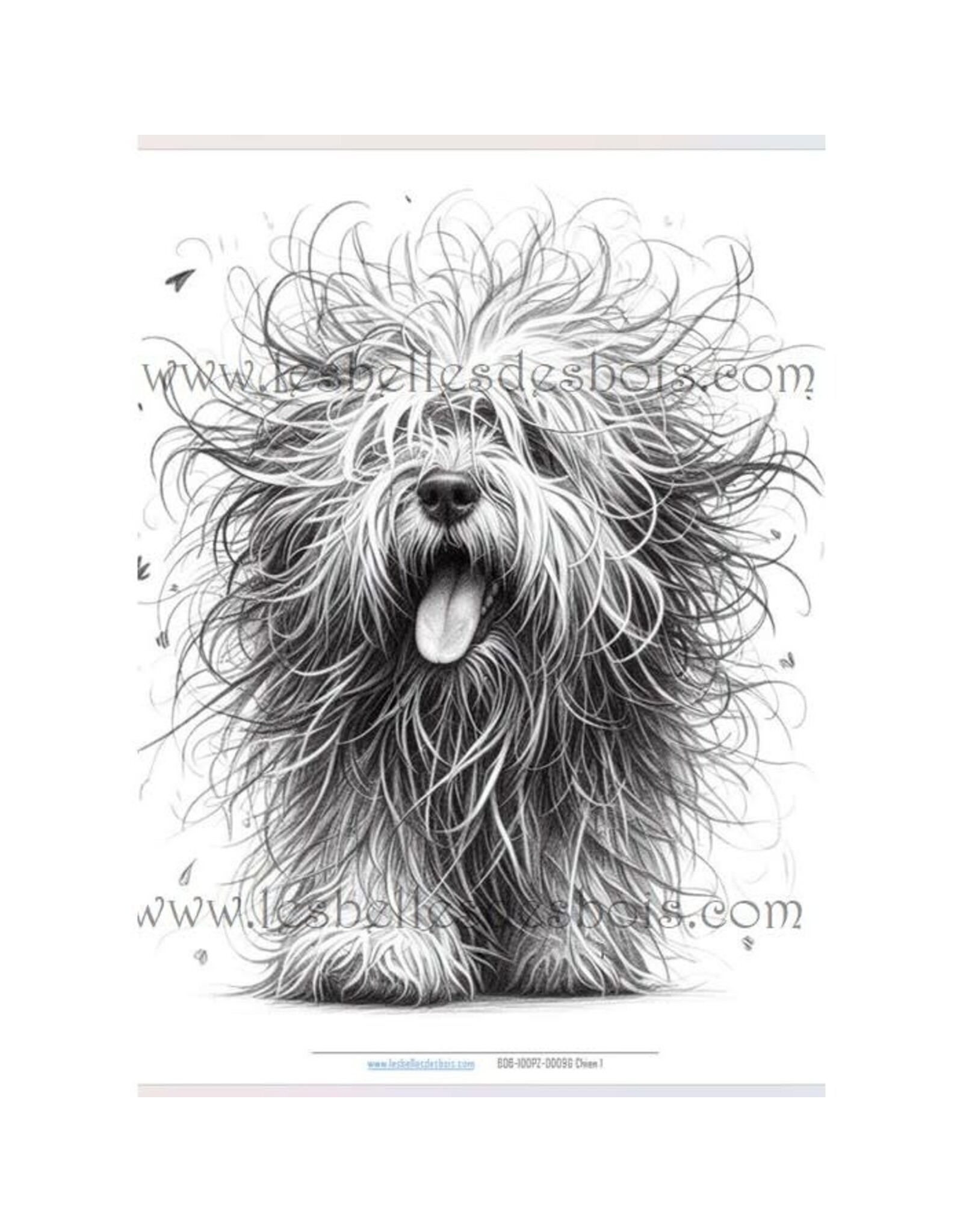 LES BELLES DES BOIS LES BELLES DES BOIS 100 CHIEN 1 RICE PAPER