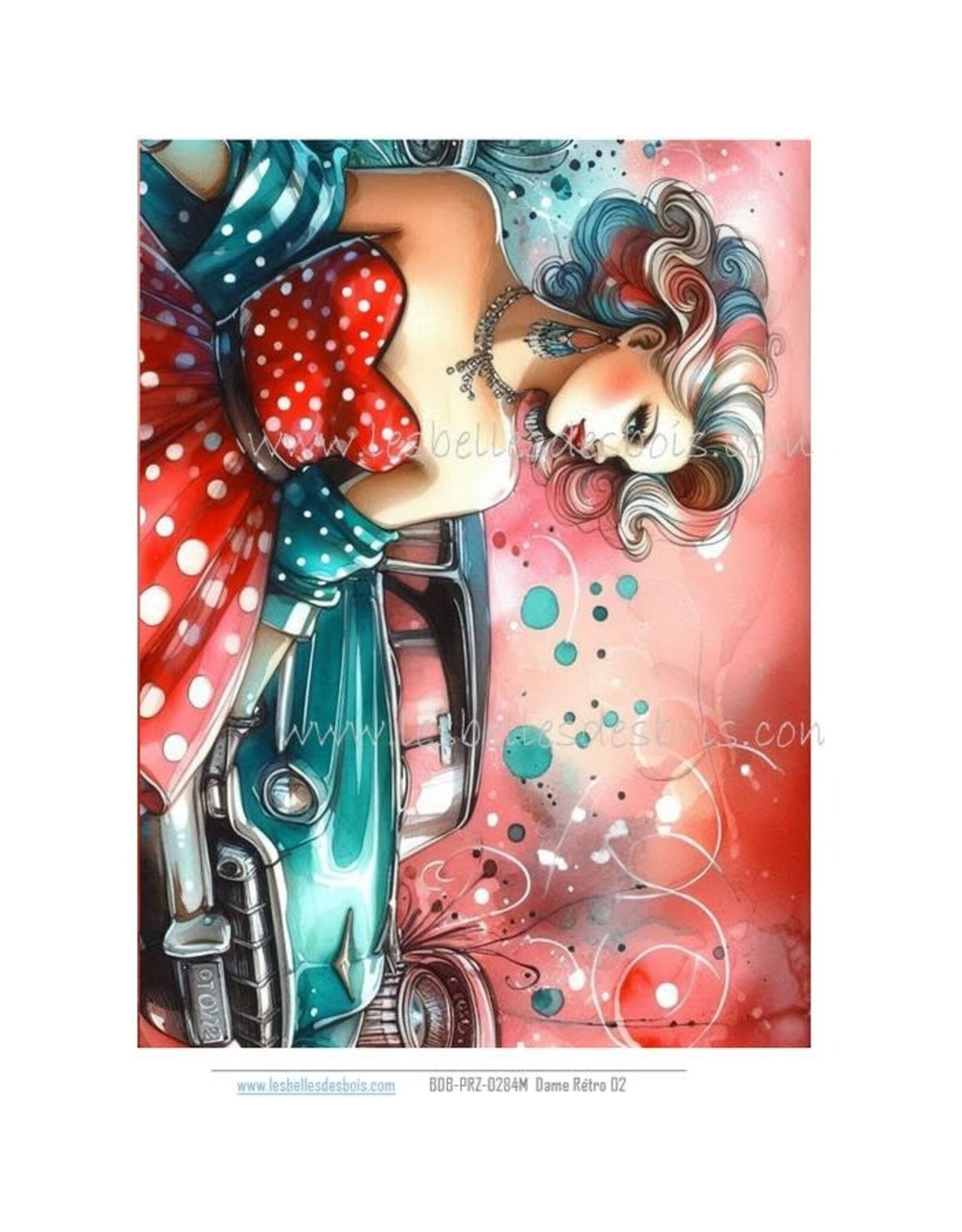 LES BELLES DES BOIS LES BELLES DES BOIS RETRO 2 RICE PAPER