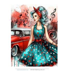 LES BELLES DES BOIS LES BELLES DES BOIS RETRO 3 RICE PAPER