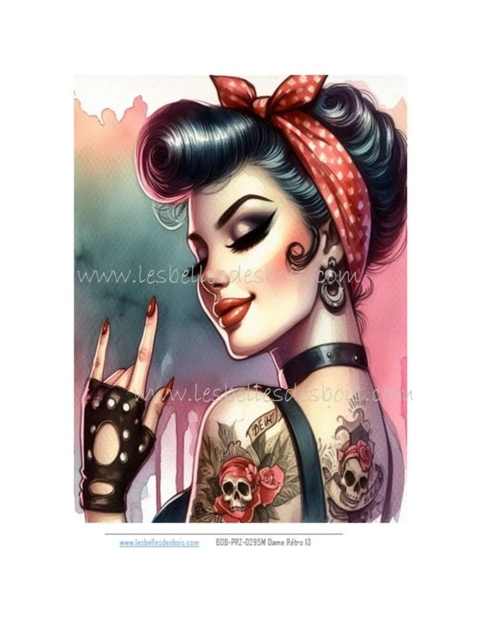 LES BELLES DES BOIS LES BELLES DES BOIS RETRO 13 RICE PAPER
