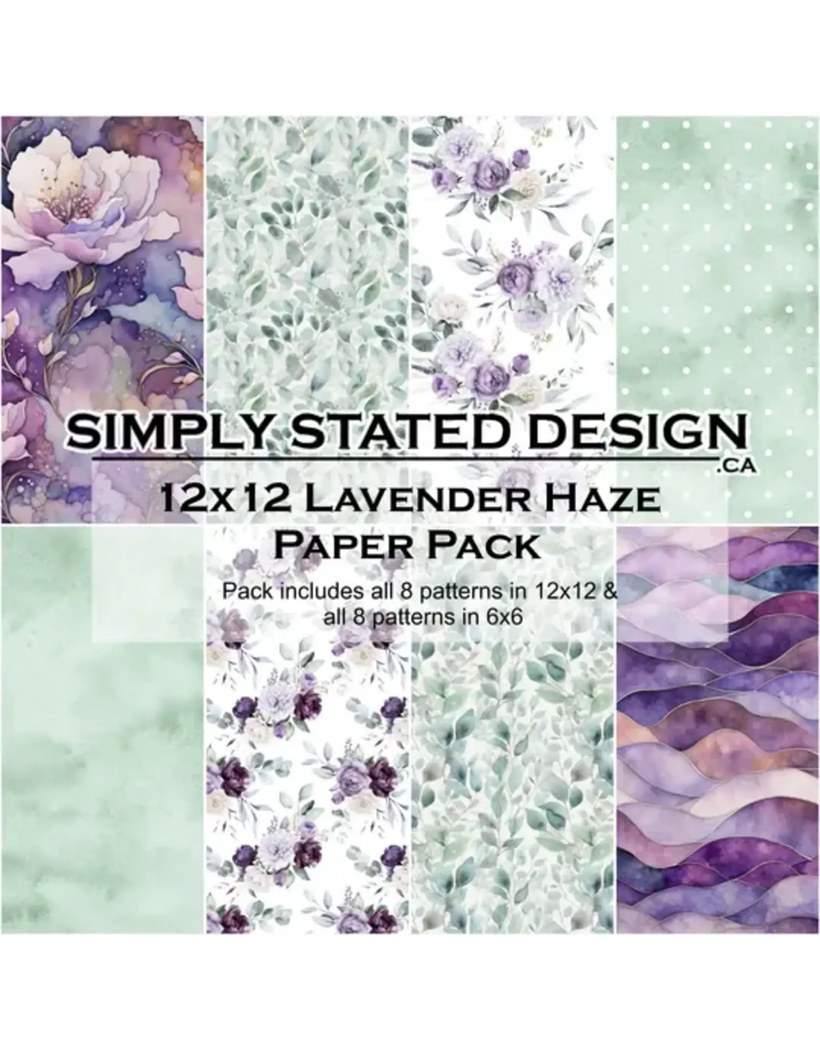 SIMPLY STATED SIMPLY STATED LAVENDER HAZE 12x12 PAPER PACK