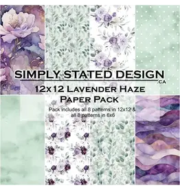 SIMPLY STATED SIMPLY STATED LAVENDER HAZE 12x12 PAPER PACK