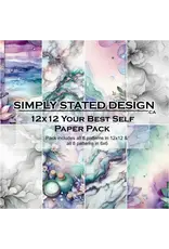 SIMPLY STATED SIMPLY STATED YOUR BEST SELF 12x12 PAPER PACK