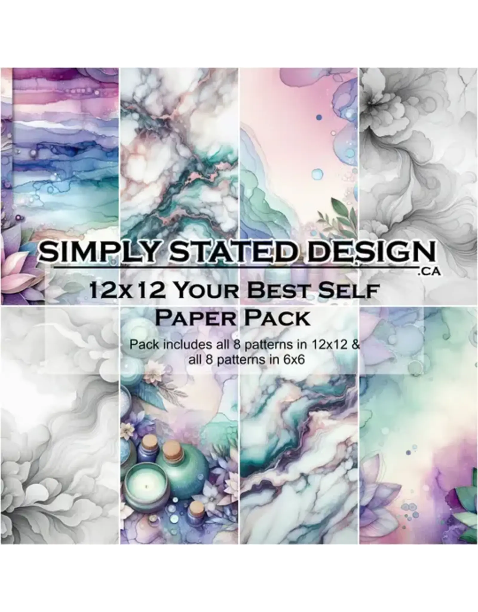 SIMPLY STATED SIMPLY STATED YOUR BEST SELF 12x12 PAPER PACK