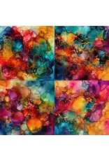 SIMPLY STATED SIMPLY STATED COLORFUL ALCOHOL INK 10 12x12 CARDSTOCK