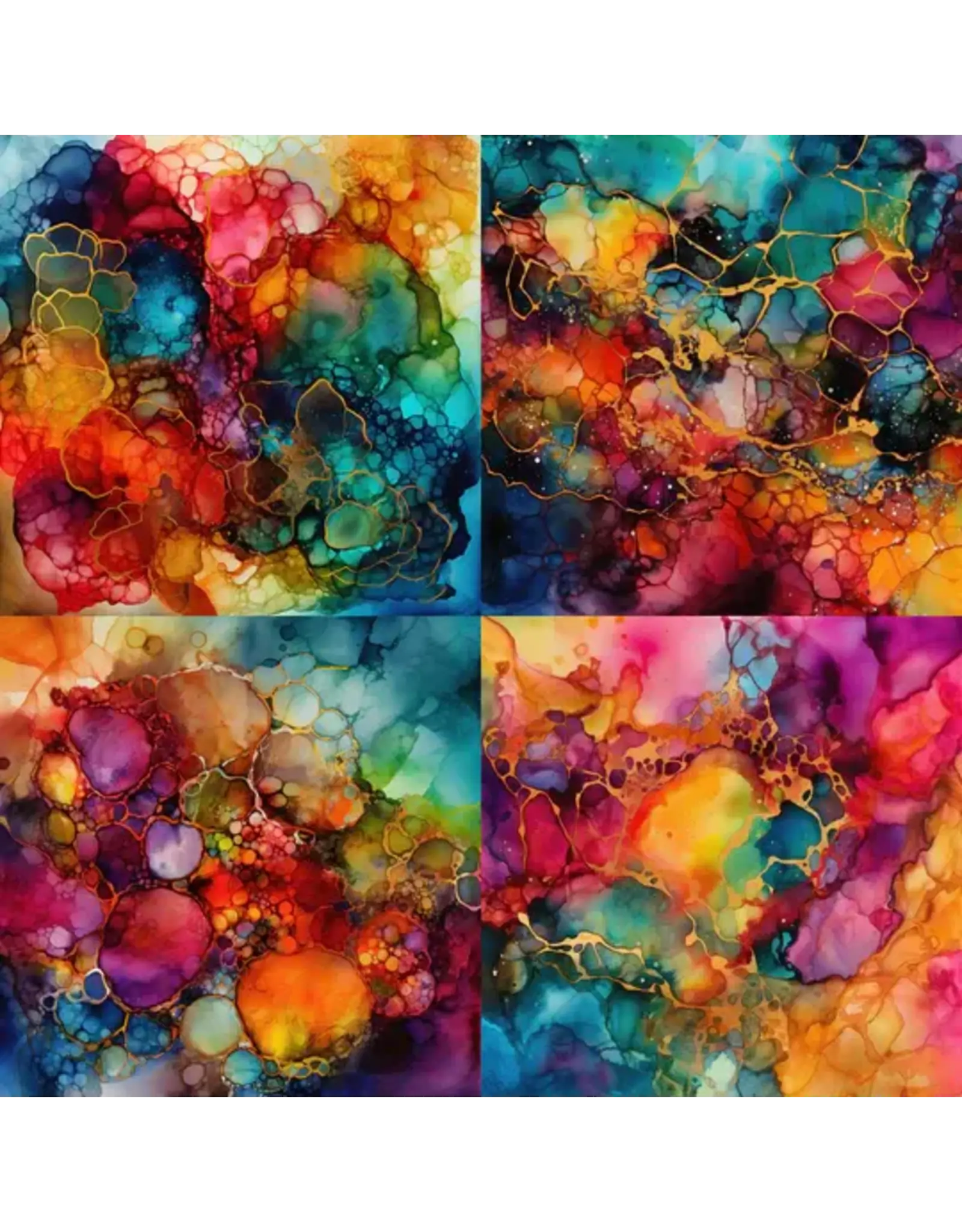 SIMPLY STATED SIMPLY STATED COLORFUL ALCOHOL INK 10 12x12 CARDSTOCK