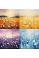 SIMPLY STATED SIMPLY STATED COLORFUL LANDSCAPES 9 12x12 CARDSTOCK