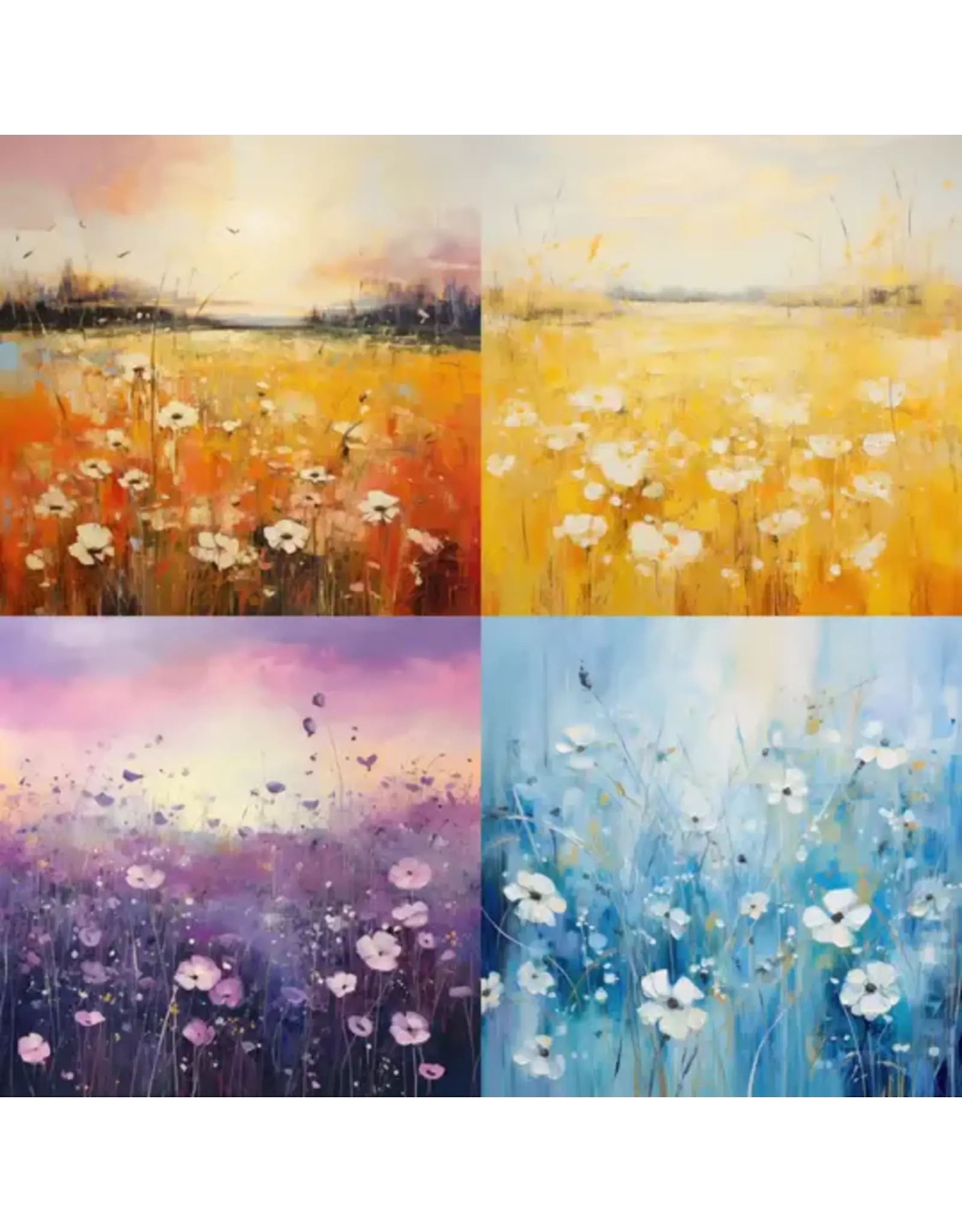 SIMPLY STATED SIMPLY STATED COLORFUL LANDSCAPES 9 12x12 CARDSTOCK