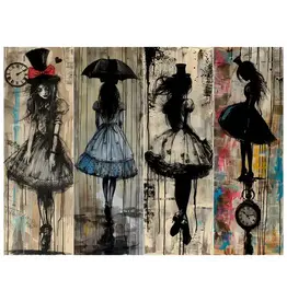 SIMPLY STATED SIMPLY STATED WE'RE ALL MAD HERE 8.5x11 BOOKMARK SHEET