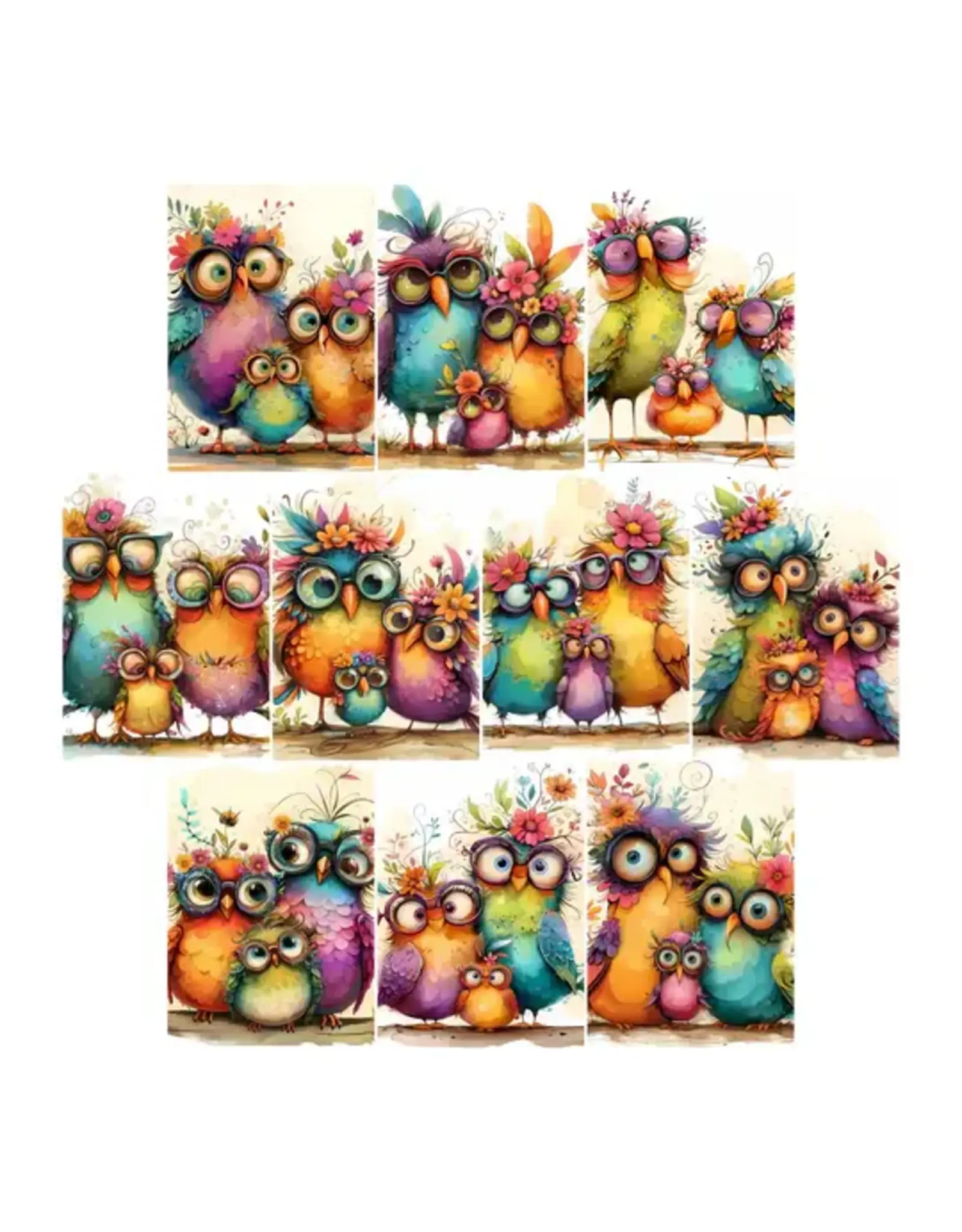 SIMPLY STATED SIMPLY STATED BIRD FAMILY 3.5x5 PROJECT BASE