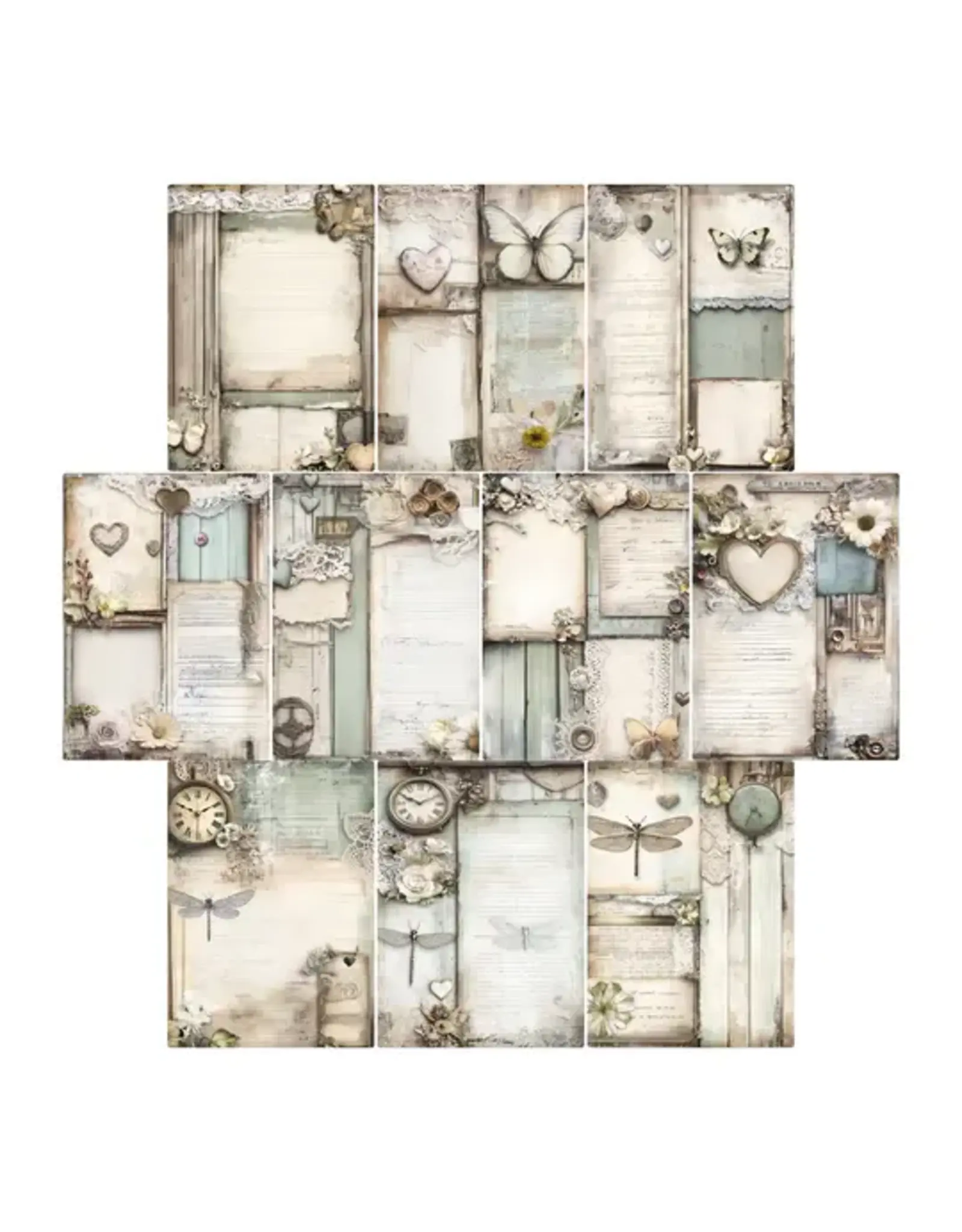 SIMPLY STATED SIMPLY STATED VINTAGE COLLAGE 3.5x5 PROJECT BASE