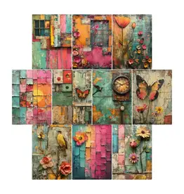 SIMPLY STATED SIMPLY STATED COLORFUL COLLAGE 3.5x5 PROJECT BASE