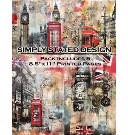 SIMPLY STATED SIMPLY STATED LONDON 8.5x11 PAPER PACK