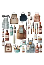 SIMPLY STATED SIMPLY STATED DAD THE MAN THE MYTH THE LEGEND BBQ ACCESSORIES EPHEMERA