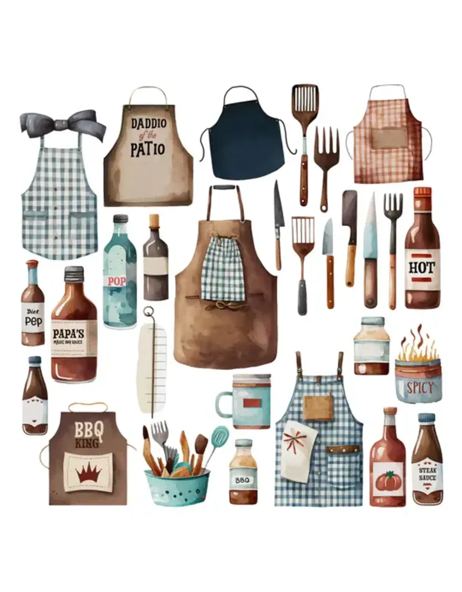SIMPLY STATED SIMPLY STATED DAD THE MAN THE MYTH THE LEGEND BBQ ACCESSORIES EPHEMERA
