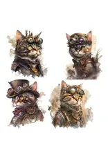 SIMPLY STATED SIMPLY STATED STEAMPUNK CATS XL GLOSSY EPHEMERA