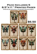 SIMPLY STATED SIMPLY STATED QUIRKY FAIRIES 8.5x11 PAPER PACK