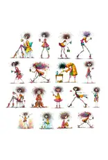 SIMPLY STATED SIMPLY STATED JUST A SPLASH QUIRKY CHARACTERS GLOSSY EPHEMERA