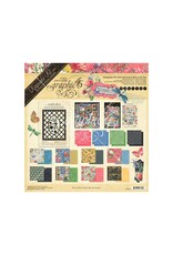 GRAPHIC 45 GRAPHIC 45 FLUTTER KEEPSAKE KIT WITH EXCLUSIVE METAL DIE