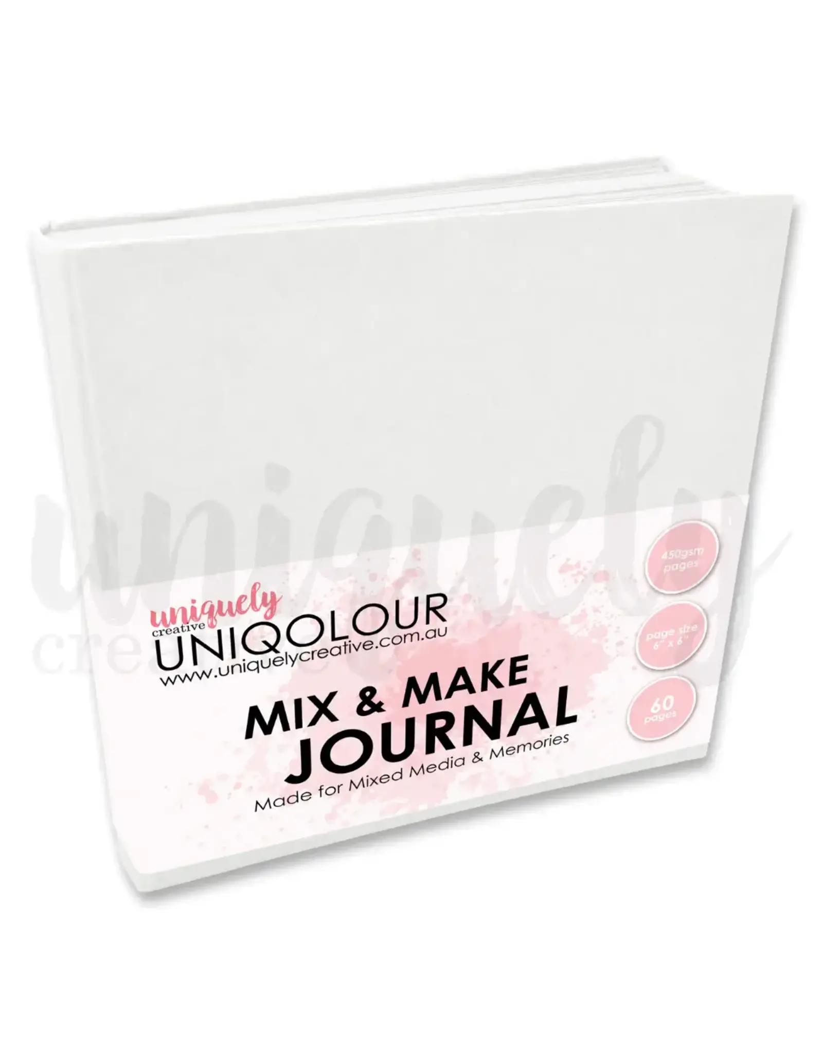 UNIQUELY CREATIVE UNIQUELY CREATIVE MIX & MAKE JOURNAL WHITE 6x6