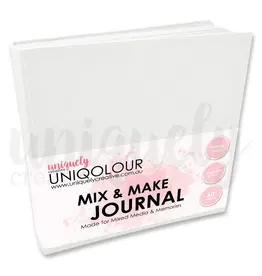UNIQUELY CREATIVE UNIQUELY CREATIVE MIX & MAKE JOURNAL WHITE 6x6