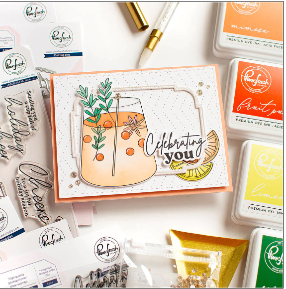 PINKFRESH PINKFRESH STUDIO HOLIDAY SPIRIT DIE SET