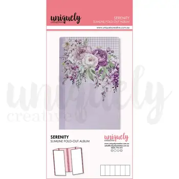 UNIQUELY CREATIVE UNIQUELY CREATIVE SERENITY SLIMLINE FOLD-OUT ALBUM