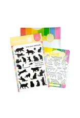 WAFFLE FLOWER WAFFLE FLOWER CATTITUDE V2 CLEAR STAMP SET AND DIE COMBO