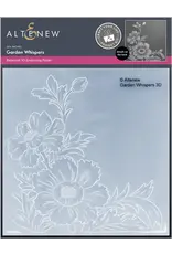 ALTENEW ALTENEW SERENE GARDEN 3D EMBOSSING FOLDER