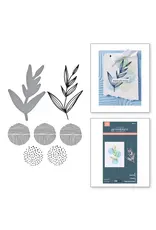 SPELLBINDERS SPELLBINDERS BETTERPRESS DINA WAKLEY MODERN BOTANICALS COLLECTION GROWING PRESS PLATES & DIE SET