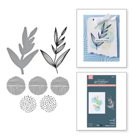 SPELLBINDERS SPELLBINDERS BETTERPRESS DINA WAKLEY MODERN BOTANICALS COLLECTION GROWING PRESS PLATES & DIE SET