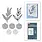 SPELLBINDERS SPELLBINDERS BETTERPRESS DINA WAKLEY MODERN BOTANICALS COLLECTION GROWING PRESS PLATES & DIE SET