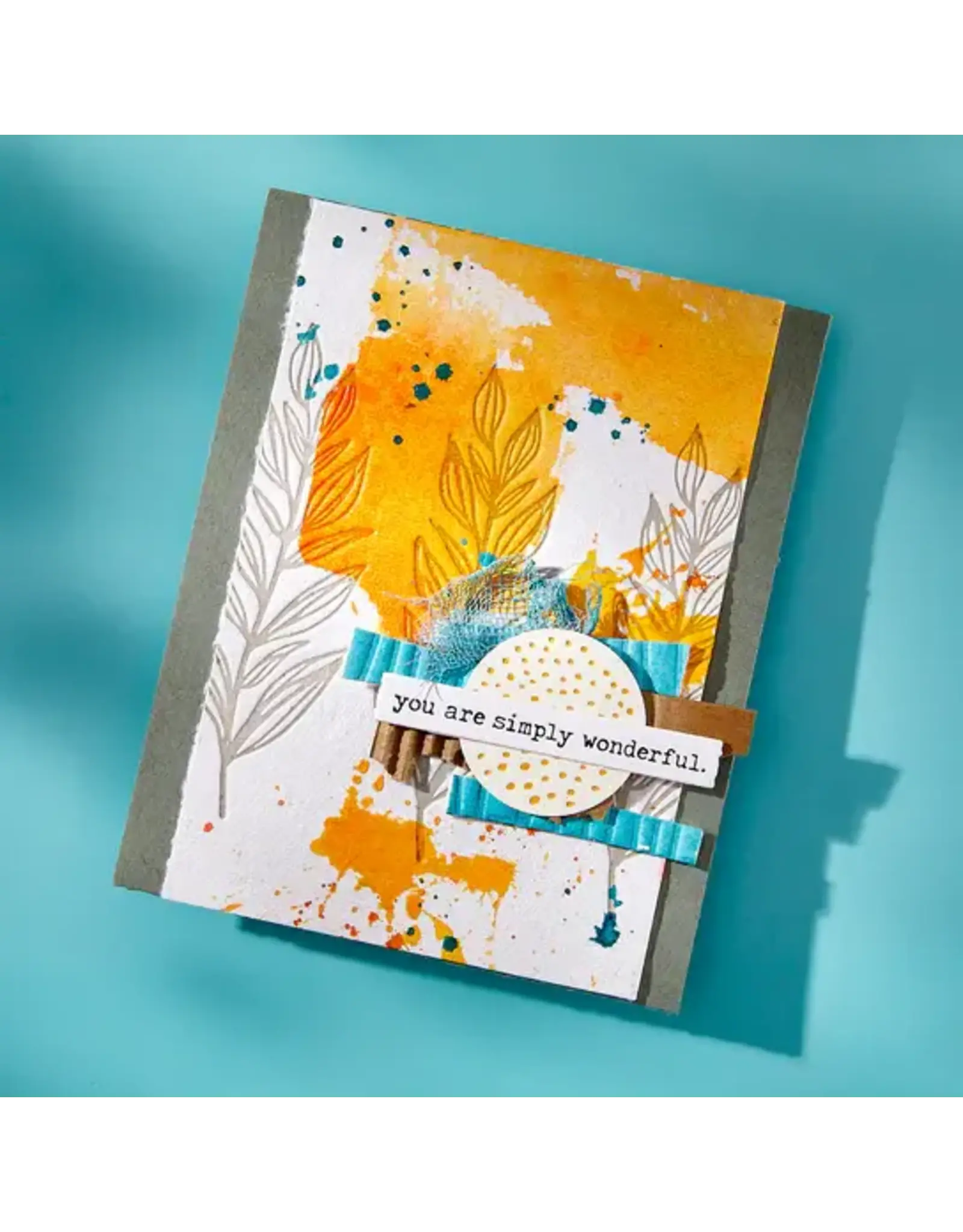 SPELLBINDERS SPELLBINDERS BETTERPRESS DINA WAKLEY MODERN BOTANICALS COLLECTION GROWING PRESS PLATES & DIE SET