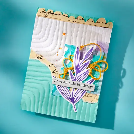 SPELLBINDERS SPELLBINDERS BETTERPRESS DINA WAKLEY MODERN BOTANICALS COLLECTION GROWING PRESS PLATES & DIE SET