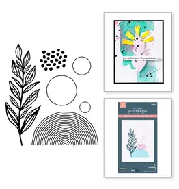 SPELLBINDERS SPELLBINDERS BETTERPRESS DINA WAKLEY MODERN BOTANICALS COLLECTION FLOURISHING PRESS PLATES & DIE SET
