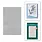 SPELLBINDERS SPELLBINDERS DINA WAKLEY MODERN BOTANICALS COLLECTION LINED CORNERS 3D EMBOSSING FOLDER