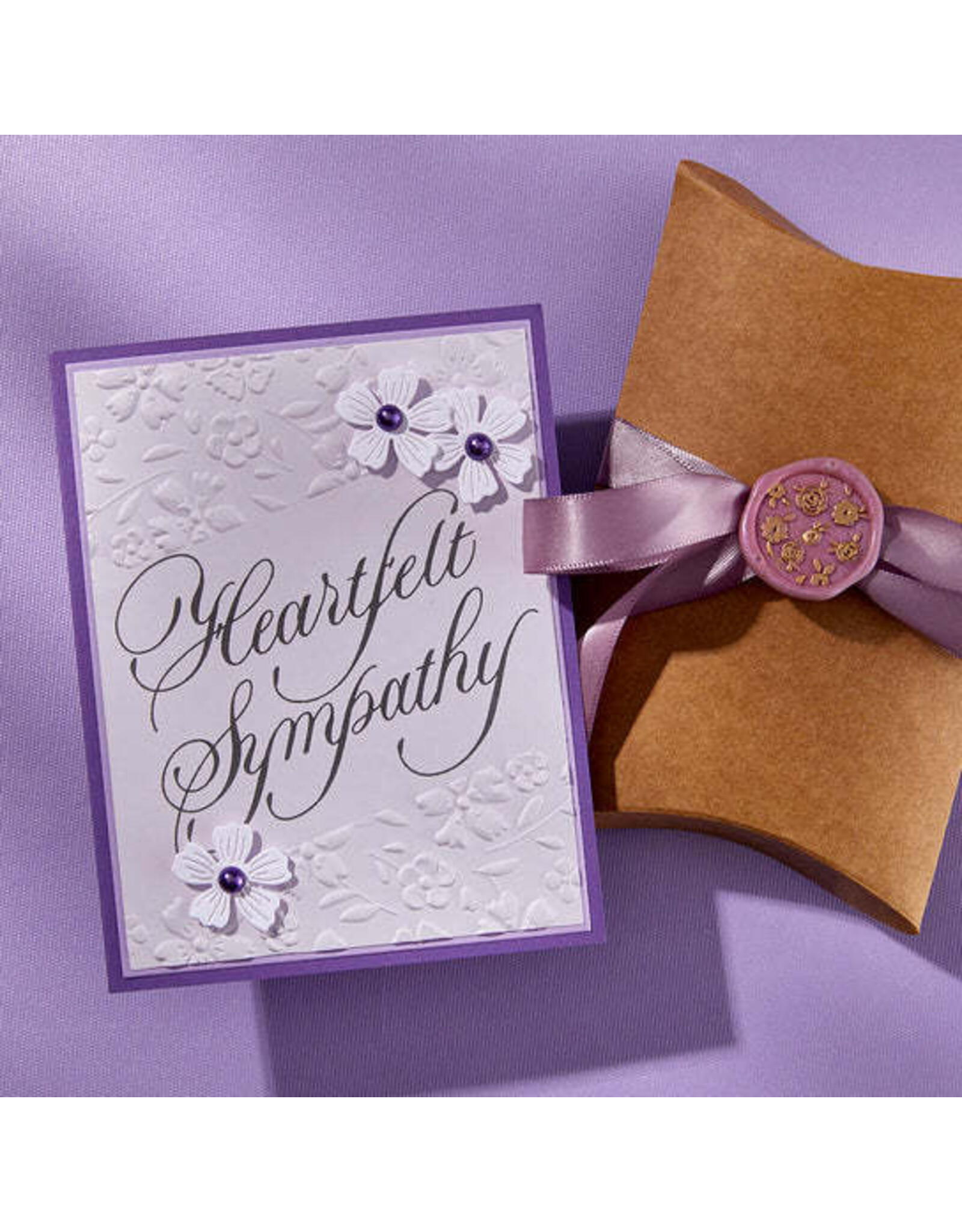 SPELLBINDERS SPELLBINDERS BETTERPRESS PAUL ANTONIO COPPERPLATE HEARTFELT SYMPATHY PRESS PLATE