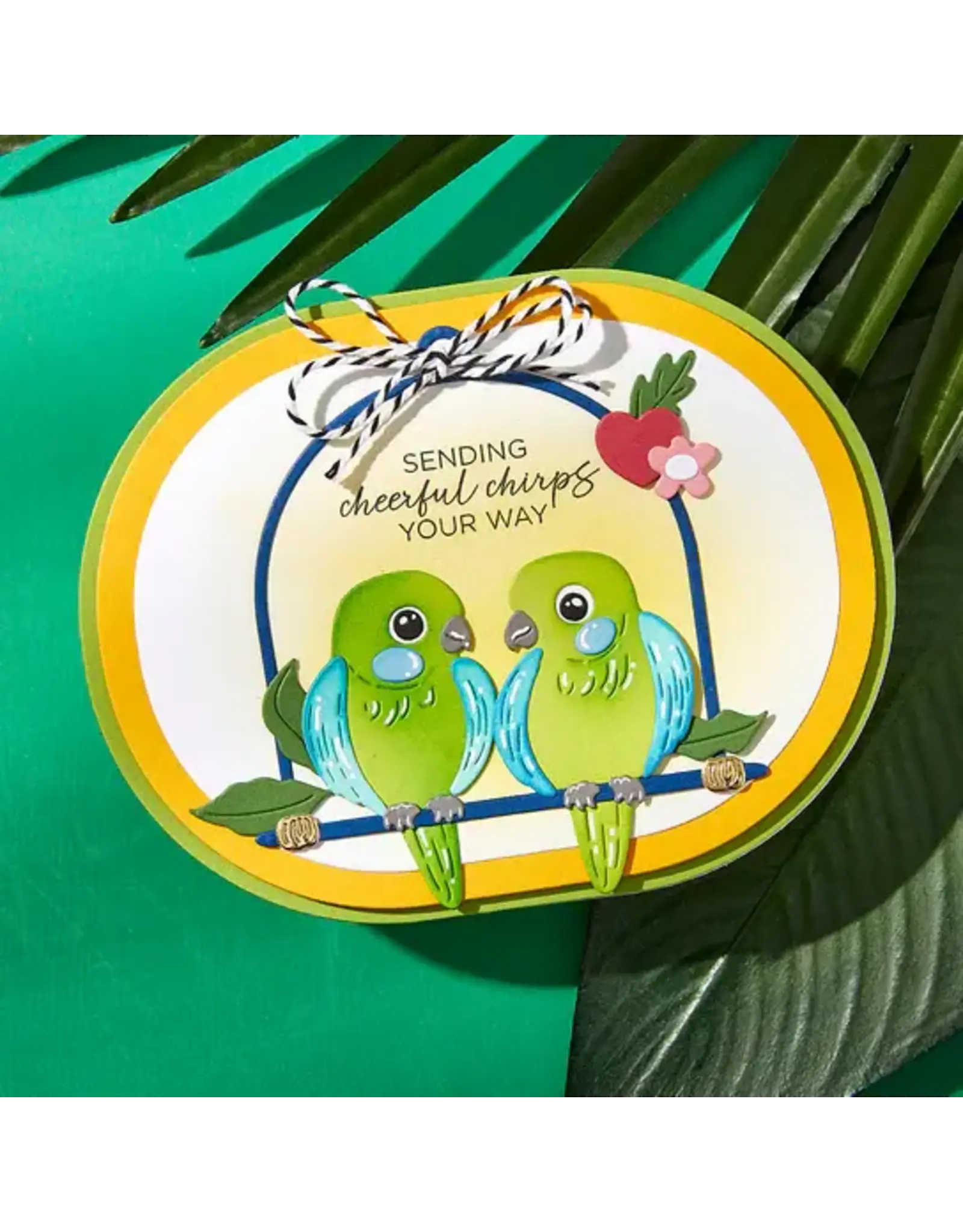 SPELLBINDERS SPELLBINDERS CHEERFUL CHIRPS COLLECTION PRETTY BIRDS DIE SET