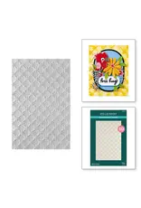 SPELLBINDERS SPELLBINDERS CHEERFUL CHIRPS COLLECTION BAMBOO SCREEN 3D EMBOSSING FOLDER