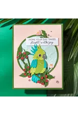 SPELLBINDERS SPELLBINDERS CHEERFUL CHIRPS COLLECTION BAMBOO SCREEN 3D EMBOSSING FOLDER